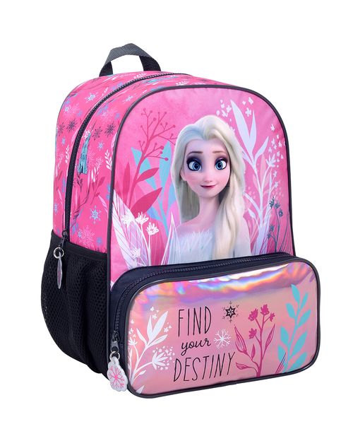Mochila Frozen Espalda 14 Pulgadas Destiny Fucsia