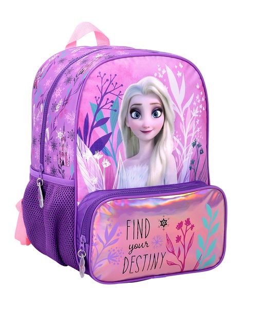 Mochila Frozen Espalda 14 Pulgadas Destiny Violeta