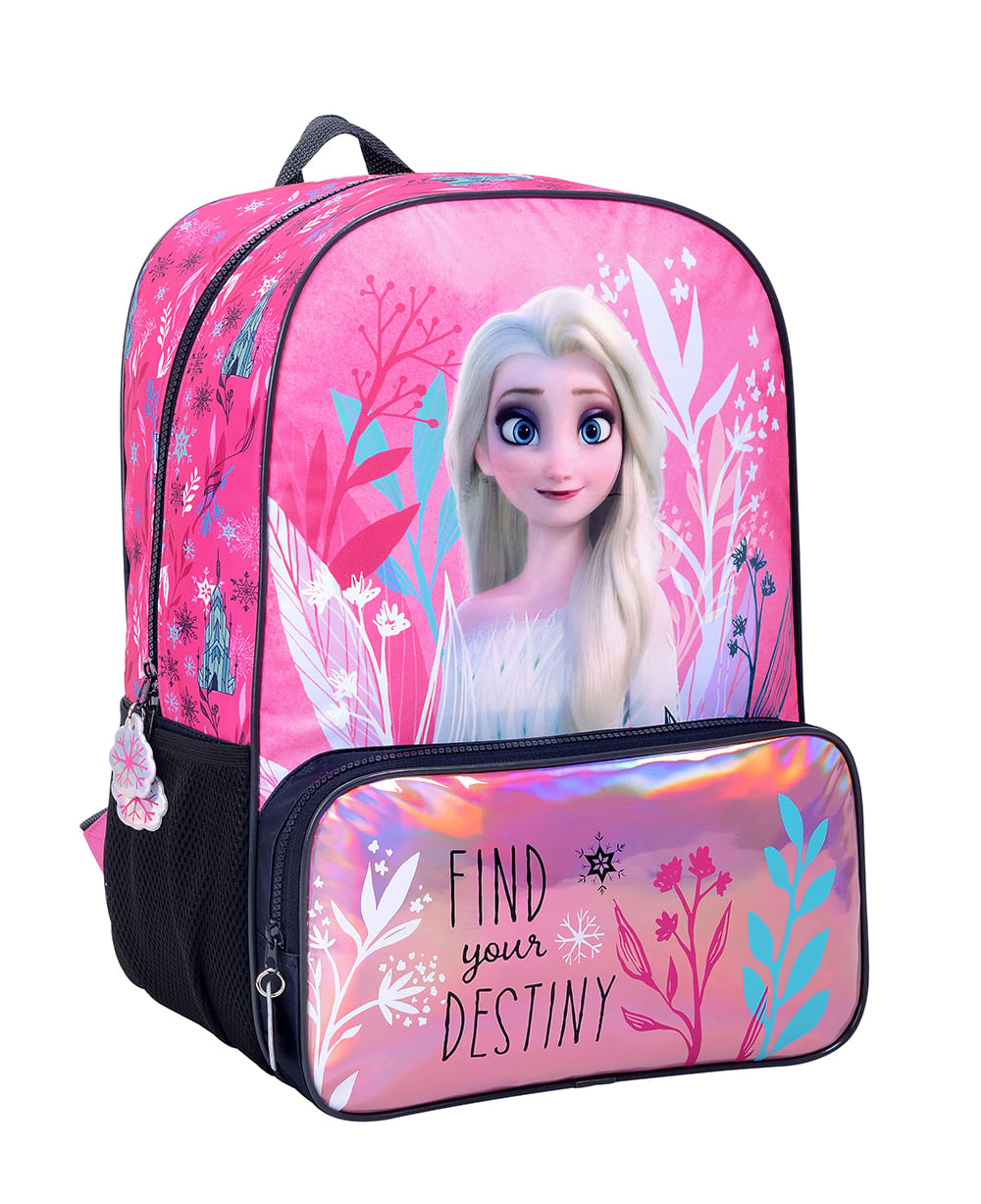 Mochila Frozen Espalda 17 Pulgadas Destiny Fucsia El Mundo del