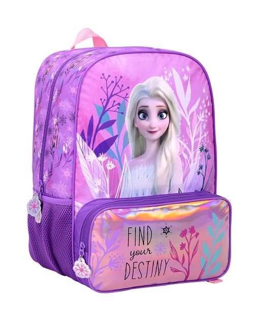 Mochila Frozen Espalda 17 Pulgadas Destiny Violeta