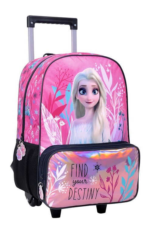 Mochila Frozen Carro 17 Pulgadas Destiny Violeta