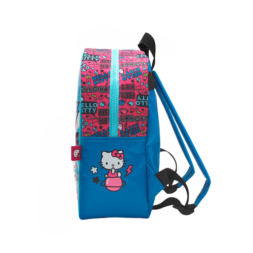 Mochila Hello Kitty Espalda 12 Pulgadas Planet Celeste