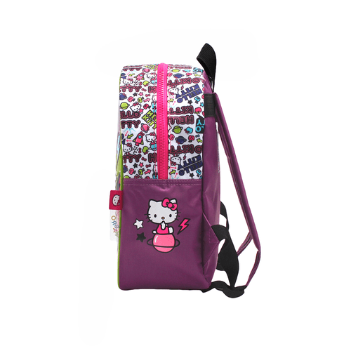 Mochila Hello Kitty Espalda 12 Pulgadas Planet Violeta