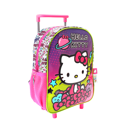 Mochila Hello Kitty Carro 12 Pulgadas Planet Violeta