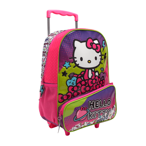 Mochila Hello Kitty Carro 16 Pulgadas Planet Violeta