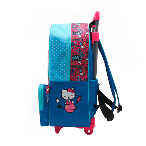 Mochila Hello Kitty Carro 16 Pulgadas Planet Celeste