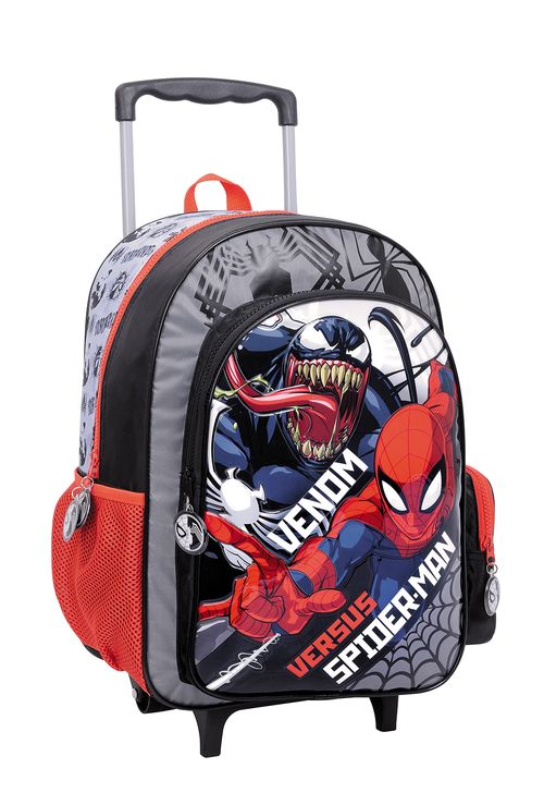 Mochila Spiderman Carro 16 Pulgadas Venom Negro