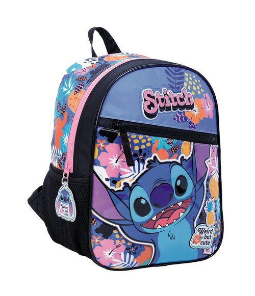 Mochila Stitch Espalda 12 Pulgadas Hawaii Rosa