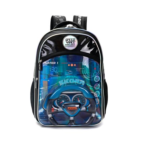 Mochila Espalda Skora Speed Holagrafica De 18 Pulgadas Con Llavero