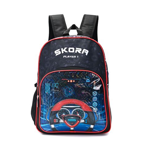 Mochila Espalda Skora Speed Wheel de 16 Pulgadas Con Llavero