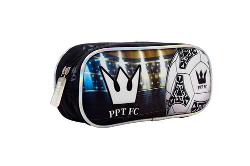 Cartuchera Rectangular Un Cierre Pelota de Fútbol