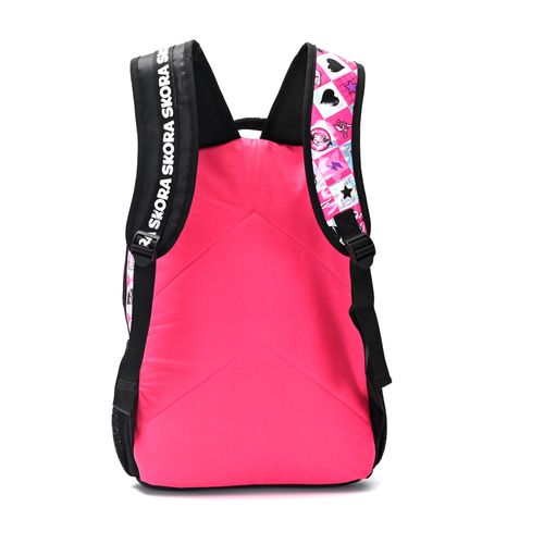 Mochila Espalda Skora Gothic Cute De 18 Pulgadas Con Llavero