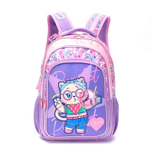 Mochila Espalda Skora Pets Purfect De Gatito De 18 Pulgadas Con Llavero