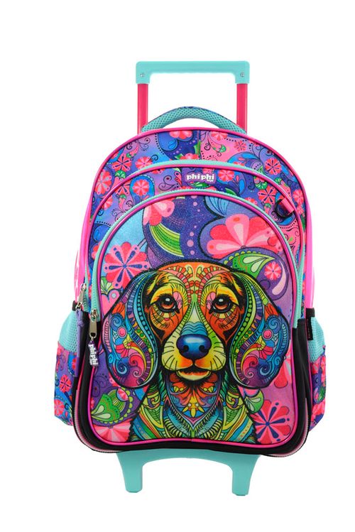 Mochila de Carro Mandala Perro 18 Pulgadas
