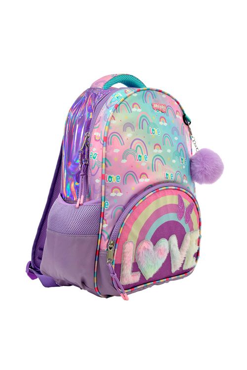 Mochila de Espalda Arcoíris Love 16 Pulgadas