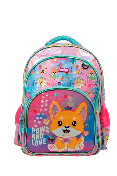 Mochila de Espalda Perro Multicolor 18 Pulgadas