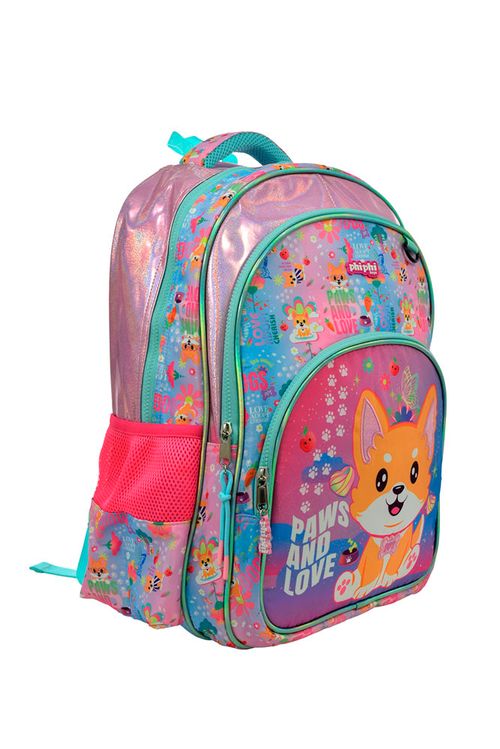 Mochila de Espalda Perro Multicolor 18 Pulgadas