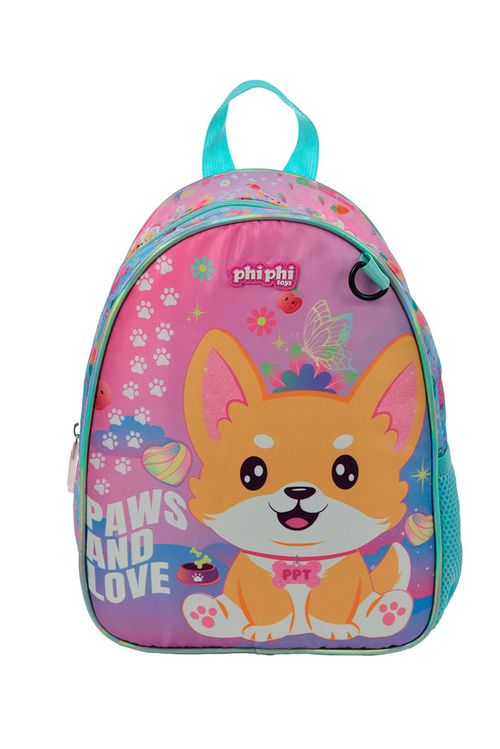 Mochila de Espalda Perro Multicolor 12 Pulgadas
