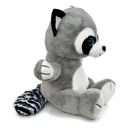 Peluche Grande Mapache Sentado 60 cm