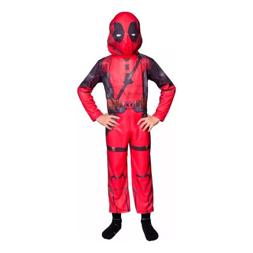 Disfraz Marvel Deadpool Original Talle 2