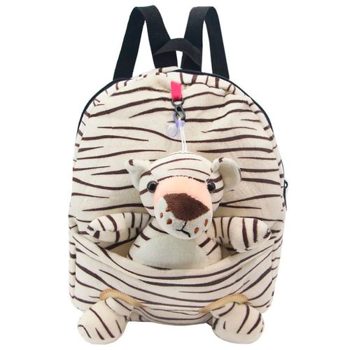 Mochila Espalda 12 Pulgadas Animalitos de Peluche Tigre