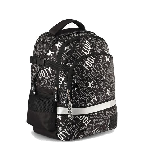 Mochila Espalda 18 Pulgadas Footy Negra