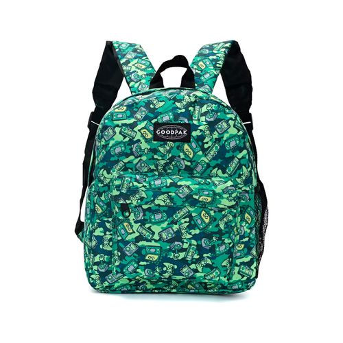 Mochila Estampada Goodpak Impermeable Jardin 12 Pulgadas Color Gamer