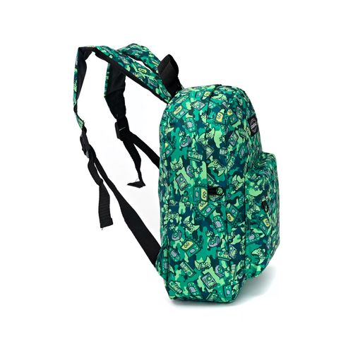 Mochila Estampada Goodpak Impermeable Jardin 12 Pulgadas Color Gamer