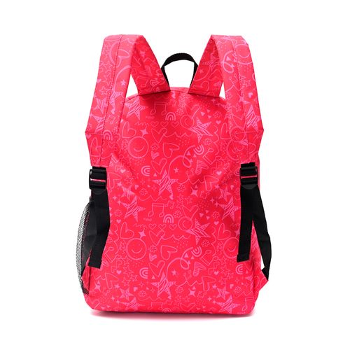Mochila Espalda Goodpak Print Teen Rosado De 17 Pulgadas