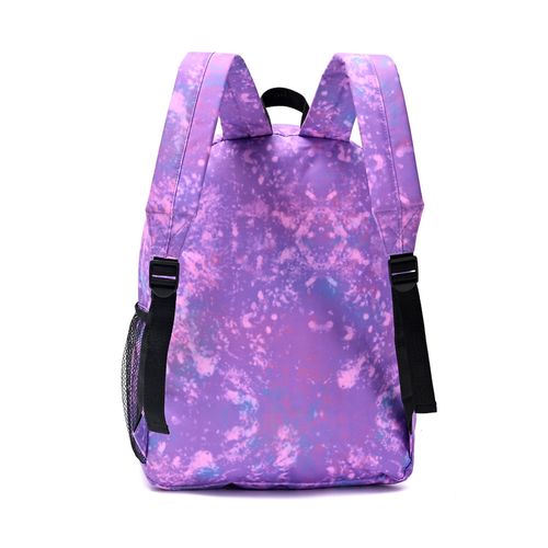 Mochila Espalda Goodpak Print Violeta De 17 Pulgadas