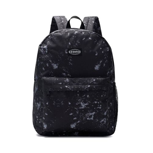 Mochila Espalda Goodpak Print Blanco y Negro De 17 Pulgadas