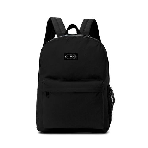 Mochila Espalda Goodpak Lisa Negra De 17 Pulgadas