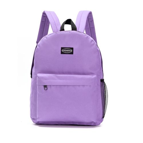 Mochila Espalda Goodpak Lila Lisa De 17 Pulgadas