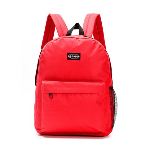 Mochila Espalda Goodpak Rojo Lisa De 17 Pulgadas