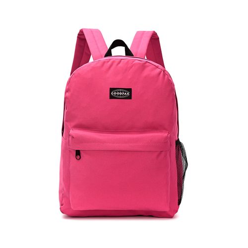 Mochila Espalda Goodpak Fucsia Lisa De 17 Pulgadas