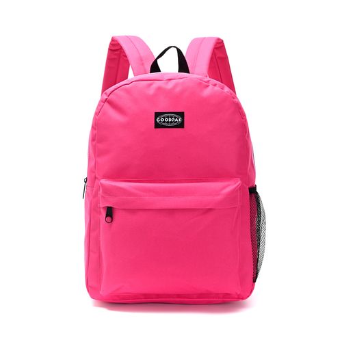 Mochila Goodpak Fuscia Con Cierre Rosa De 17 Pulgadas
