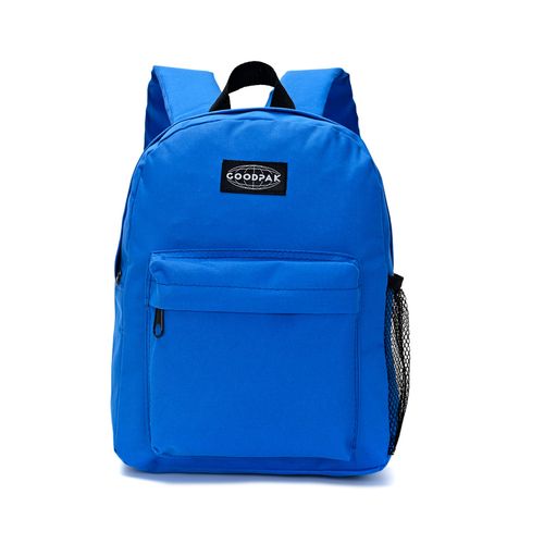 Mochila Espalda Goodpak Azul Francia Lisa De 12 Pulgadas