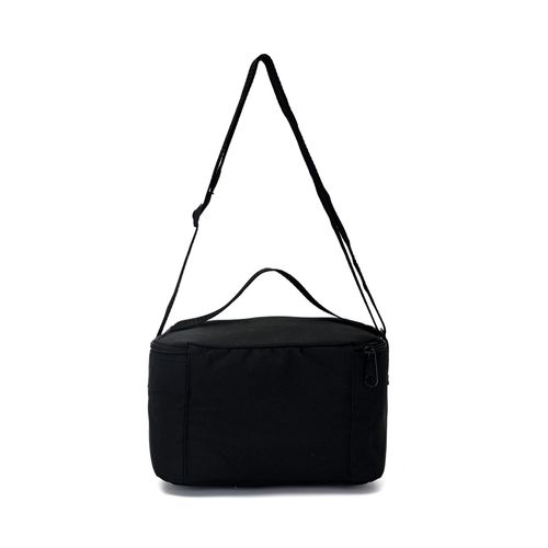 Lunchera Goodpak Negro Liso Térmica Con Correa Ajustable