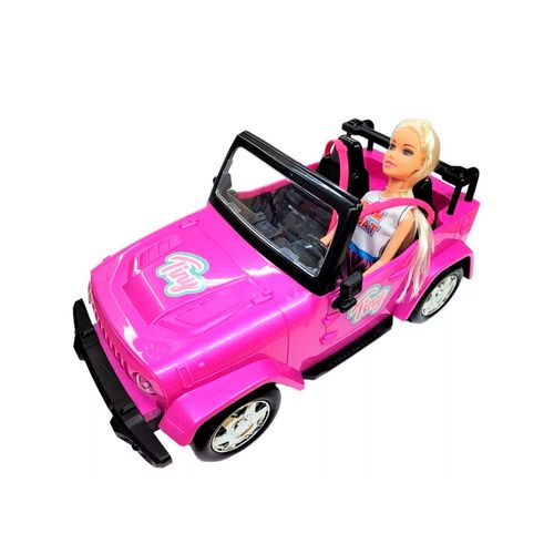 Muñeca Tiny Fantasy y su Jeep Vestido Dream