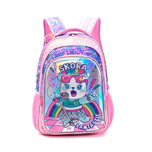 Mochila Espalda Skora Pets Pantastic De 18 Pulgadas Con Llavero