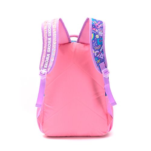 Mochila Espalda Skora Pets Pantastic De 18 Pulgadas Con Llavero