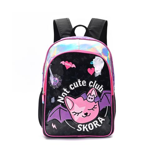 Mochila Espalda Skora Gothic Not Cute De 16 Pulgadeas Con Llavero