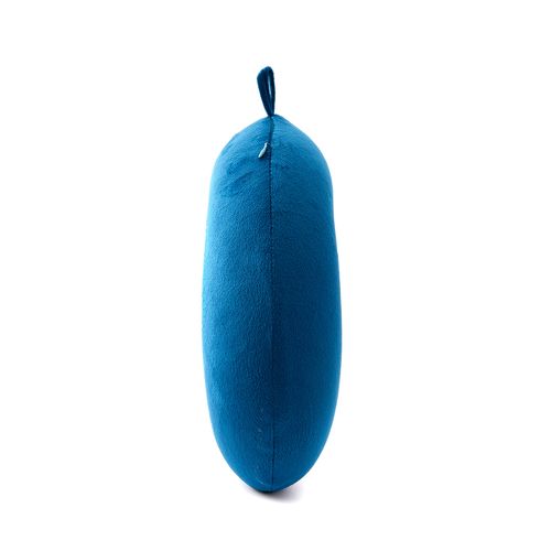 Almohada De Viaje Memory Foam Plegable Con Funda Azul