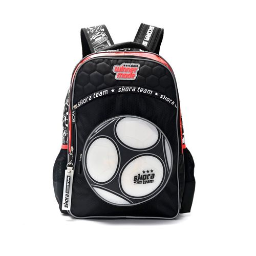 Mochila Espalda Fútbol Rojo De 18' Con Luces Y Llavero