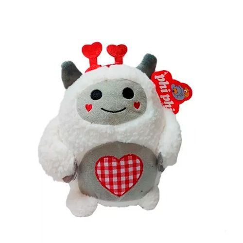 Peluche Marcianitos Del Amor de 20 Cm Con Corazón