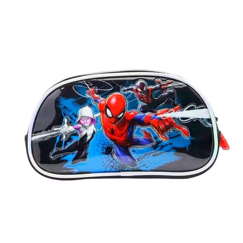Cartuchera Escolar 3D Con 2 Cierres De Spiderman