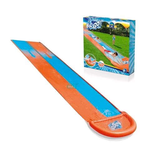 Pista Deslizable Agua Doble Super Larga