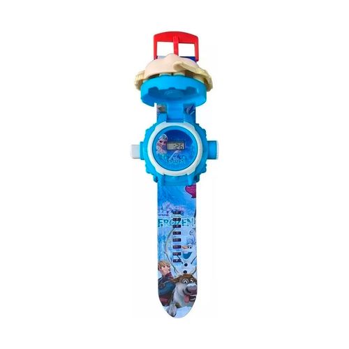 Reloj Digital Infantil Proyector De Imágenes Frozen Disney