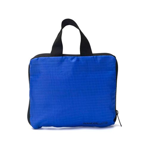 Bolso Plegable Impermeable De Viaje Wanderlust Azul
