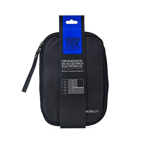 Organizador De Cables Y Accesorios Wanderlust Negro